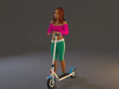 Street Female BCC 2130 002 3D model