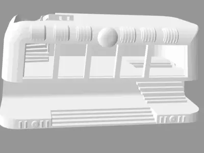 Espresso Themed Motel 3D print model