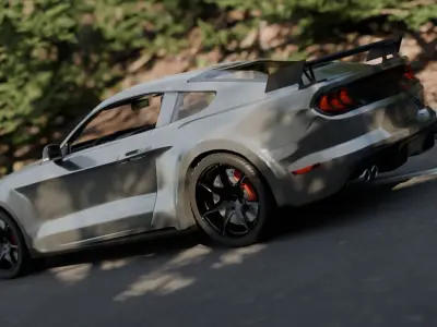 ford mustang shelby GT500 3D model