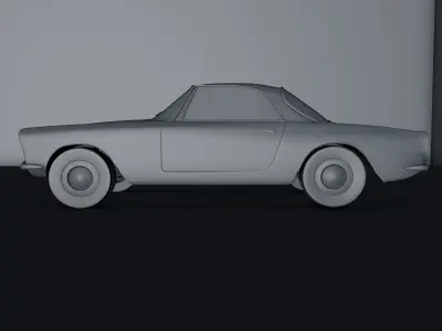 lancia flaminia gt 3D model