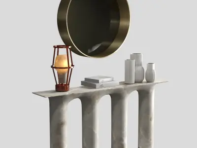 Delise  Accessories Console 3D model