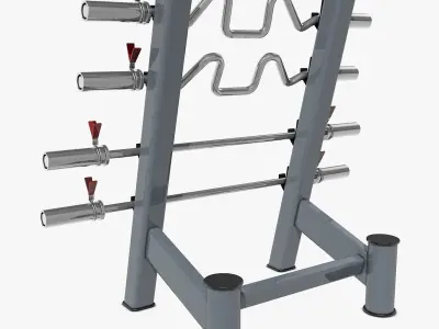 Barbell Rack  3D model