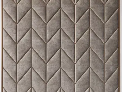 Wall Panel 3d model Low-poly 3D model 11
