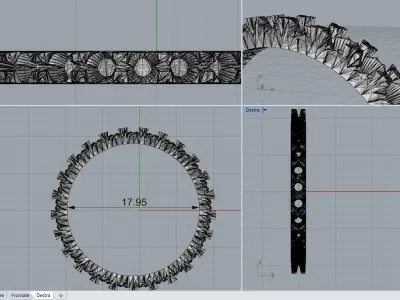 Eternity Ring 3D print model- Fedina Eternity 3D print model
