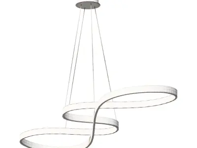 luxury Gold Chandelier TBL-P280 3D model