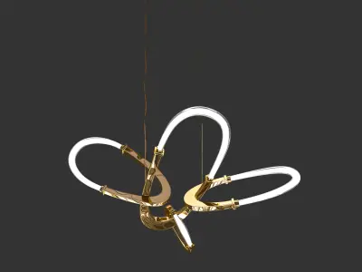 Bouchon Chandelier-2 3D model