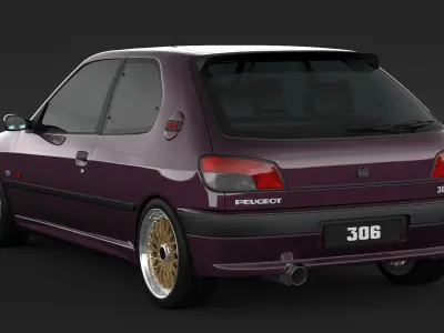 Peugeot 306 S16 3D model