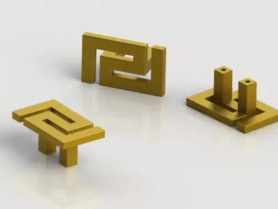 Furniture Handle Model S 3D print model