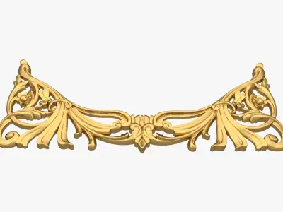 Classic decor ornament 223 3D model