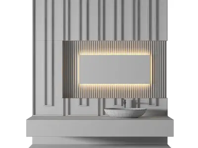 Luxury Bathroom 133 3D model