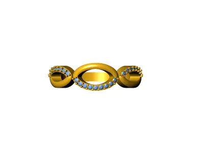 DIAMOND RING Free 3D print model 3