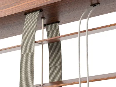 Wooden Blinds Set 10 3D model