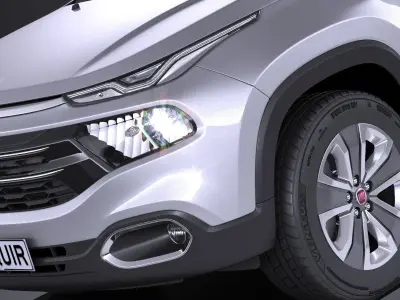 Fiat Toro 2017 3D model