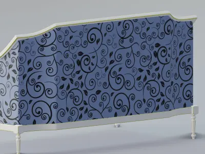 Lattice sofa 3D model