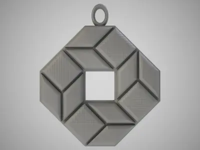 Wheat Head Necklace 3D print model