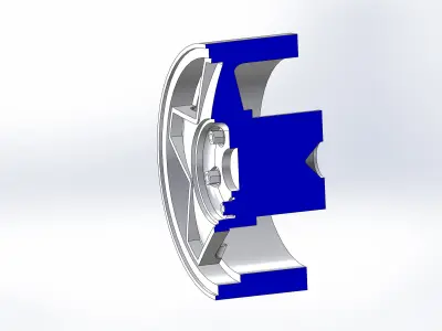 Set of rims for scale models 3D print model