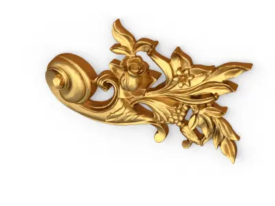 Classic decor ornament carved 28  3D model