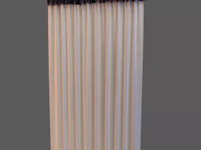 Pink Day Curtains Free 3D model purchase
