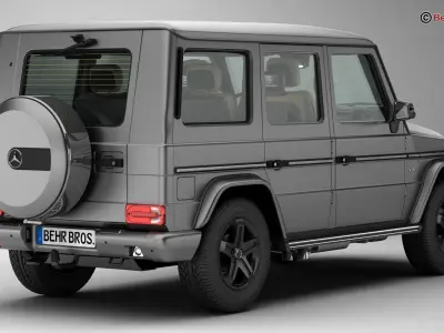 Mercedes G Class G500 2016 3D model