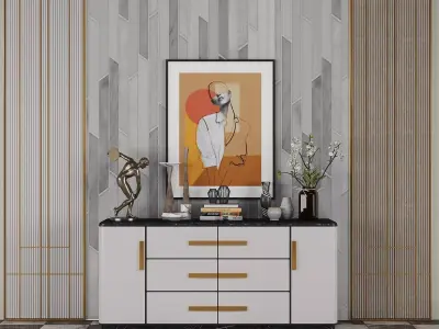 Modern Interior Set 236 3D model