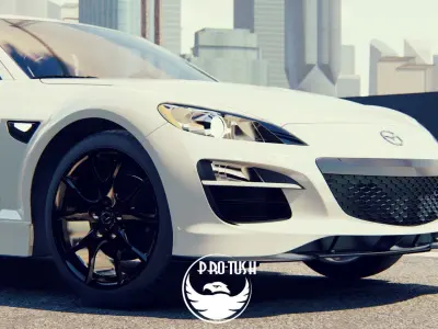 Mazda RX-8 3D Model Interior and Exterior  Ultra High Detail  3D model