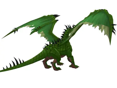 Ultimate Dragon Pack Low-poly 3D model