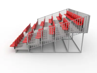 Bleachers 29 3D model