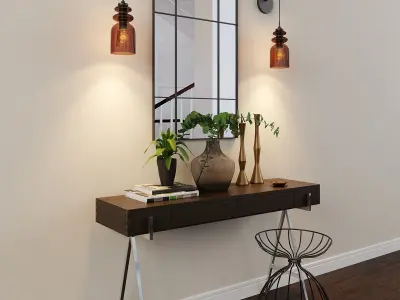 Loft decor 01 3D model