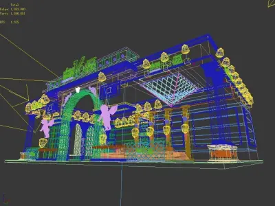 Exhibition - Area - 15X10-3DMAX2009-02 3D model