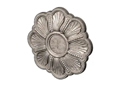 Rosette plaster molding N02 3D print model