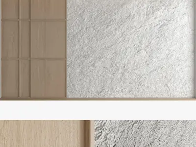 Decorative wall panel set 59 3D model