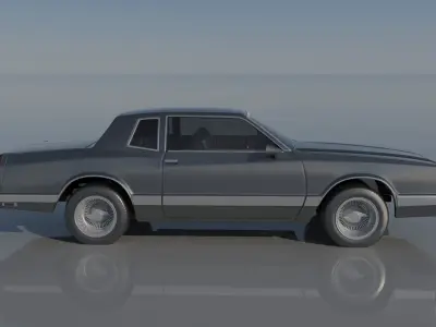 Chevrolet Monte Carlo LS 1986 3D print model