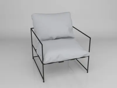 Casa blanca armchair Free 3D model