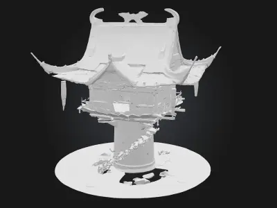 Pagoda in the Sky 3D model