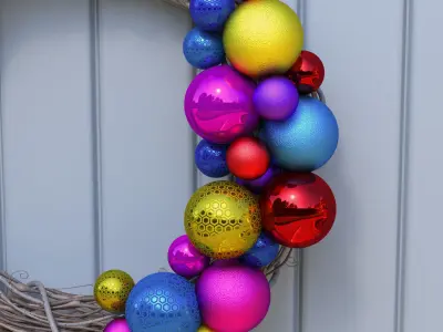 Christmas Wreath 3D model