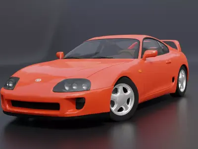 Toyota Supra 1995 3D model