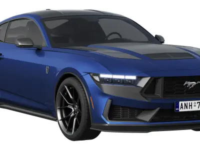 Mustang Dark Horse 2023 3D model