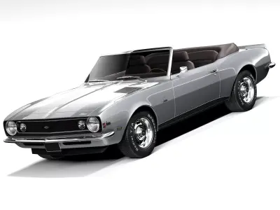 Chevrolet Camaro Z28 Convertible 1967 3D model