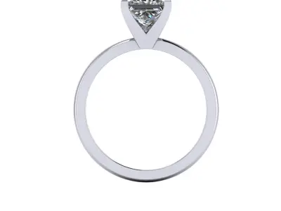 Solitaire Diamond Wedding Ring R1 3D print model purchase