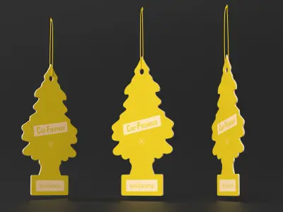 Vanillaroma Little Trees Car Freshener 3D model