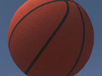 Game Basketball Low-poly 3D model