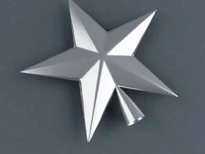 XMasTreeTop Star 3D model