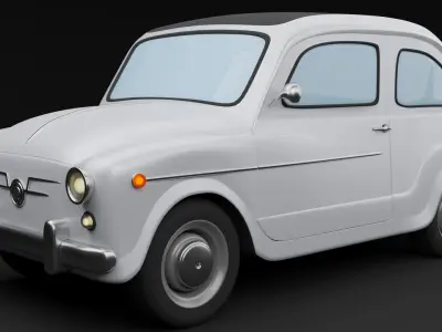 Seat 600L 3D Model 3D model