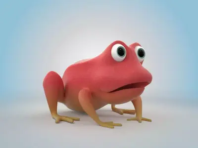 Tomato Frog 3D model
