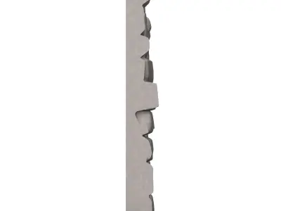 Dense Rubble Stone Wall Prop 3D print model