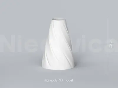Vase Set STL Files for 3d Printing 3D Printable Vase Collection  3D print model