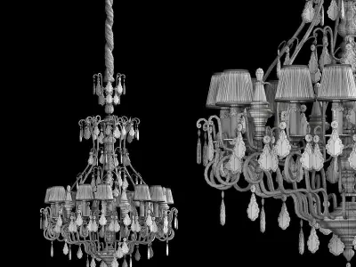 Texas Chandelier by Labyrinthe 3D model
