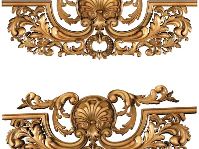 Decorative Ornamental 08 3D model