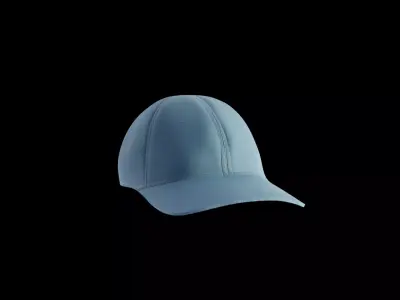 Baseball Cap Low-poly 3D model