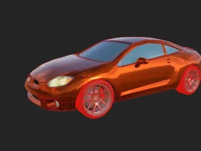 ECLIPSE REPLICA Low-poly 3D model